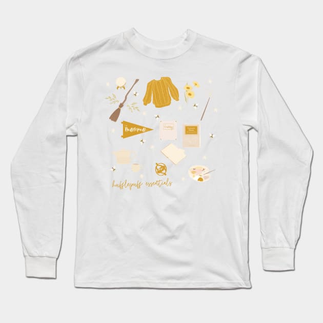 Yellow Classmates Long Sleeve T-Shirt by littlemoondance